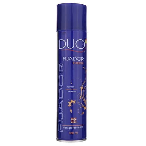 Fijador Fuerte Con Protector Uv Frasco 330 ml Duo