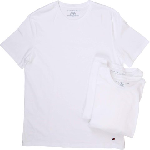 Camiseta Interior Tommy Hilfiger Cotton Classics Con Cuello Redondo, Paquete De 3