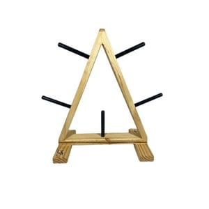 Mundofit - Rack Organizador De Madera Para Discos Preolímpicos Gym