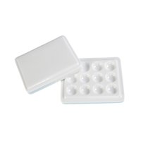 Magideal - Paleta De Pintura Para Mezclar Colores, Bandeja Mezcladora Portátil, Paleta Para Artista Para Colorear, Manualidades, Hobby, Pintura Al Óleo Acrílica,