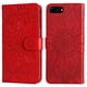 thumbnail image 5 of Funda tipo cartera FOXDOCK para iPhone 12 Mini , diseño girasol en relieve, cuero PU, cierre magnético, soporte y tarjetero, 5 of 5