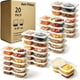 thumbnail image 1 of Pure Future: 20 recipientes para snacks con 2 compartimentos y tapas, 1 of 3