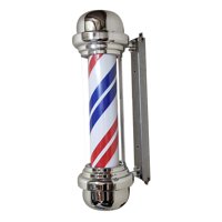 Magideal - Luces Giratorias Para Poste De Peluquero Tiras Led Iluminación Novedosa Luces Nocturnas Letreros De Neón Letrero De Peluquería Abierto Para Paredes Co