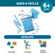 thumbnail image 2 of Recursos de aprendizaje Learning Resources Paquete inteligente Base Ten Blocks para mayores de 5 años multicolor, 2 of 3