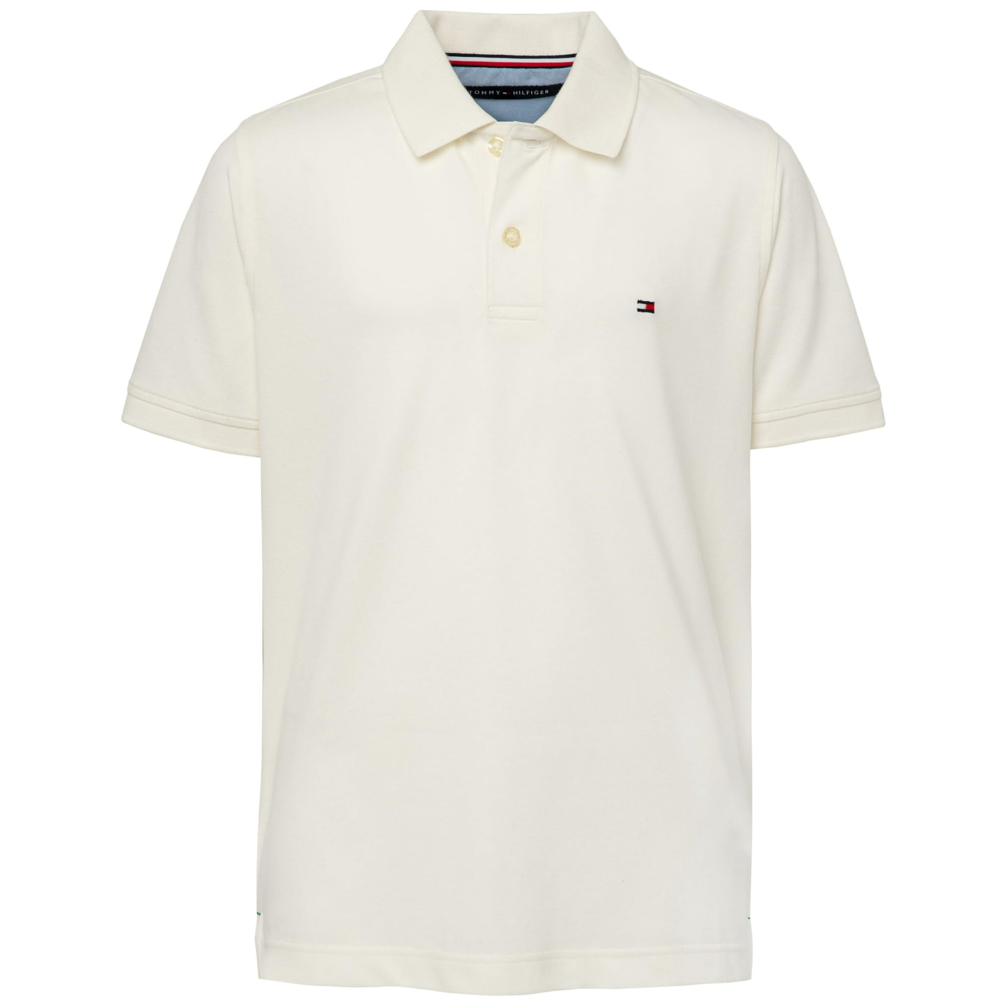 Polo Tommy Hilfiger Para Niños, Manga Corta, Blanco Hiedra, 4 Años