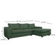 thumbnail image 3 of Seccional Kandra Chenille Tipo Lino Verde 3 Cuerpos, 3 of 3