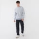 thumbnail image 4 of Polerón Hombre R-Neck Liso Gris Corona, 4 of 5