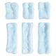 thumbnail image 2 of 6 Rizadores De Pelo Sin Calor De Forro Polar Coralino, Varilla Rizadora Sin Calor, Azul, 2 of 5