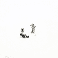 Tiana Joyas - Aros De Caballito De Mar Con Circones De Plata 925