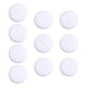 thumbnail image 4 of 10x Botones Cubiertos De Tela, Botones De Costura DIY Para Ropa, Camisas, Abrigos, Color Blanco, 4 of 5