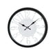 thumbnail image 1 of Reloj De Pared Regalo Silencioso Decoración Versátil Creativa Para Sala De Estudio Interior Oficina Negro, 1 of 3