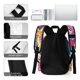 thumbnail image 5 of Equestria Girls-theme Backpack, Campus style schoolbag Bookbag with Adjustable Shoulder Straps And Large Zip Compartment, Unisex Travel Bags.42x30x15cm, 5 of 6