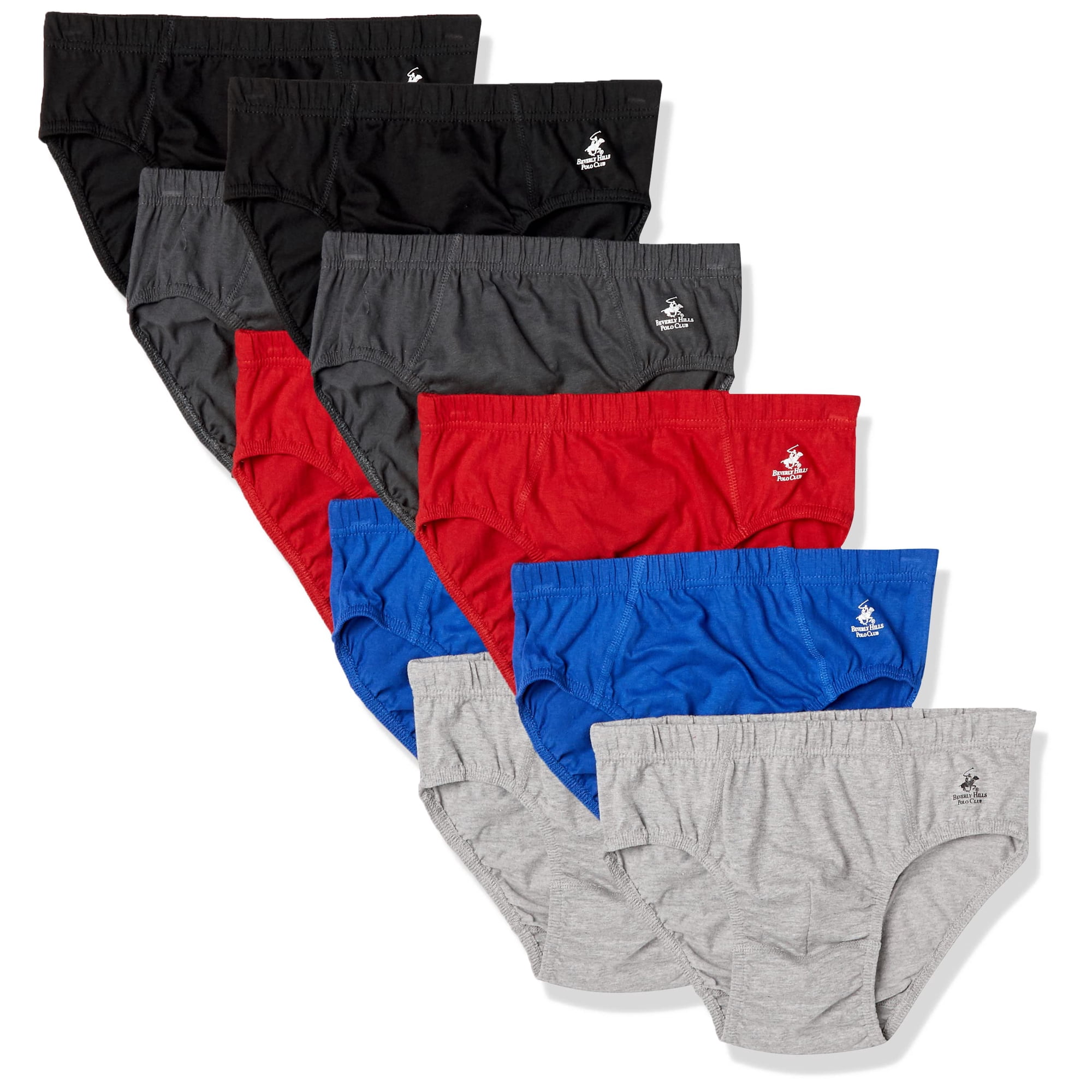 Calzoncillos Beverly Hills Polo Club De Talle Bajo Para Hombre, Paquete De 10