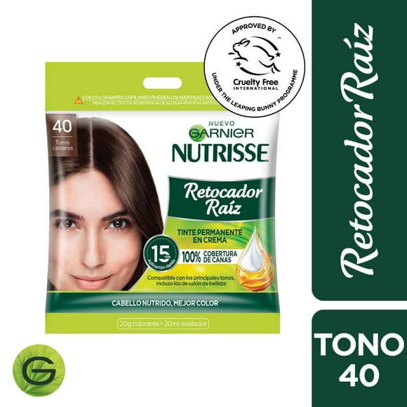 Retocador Raíz Tono 40 Sachet Castaño, 1 un