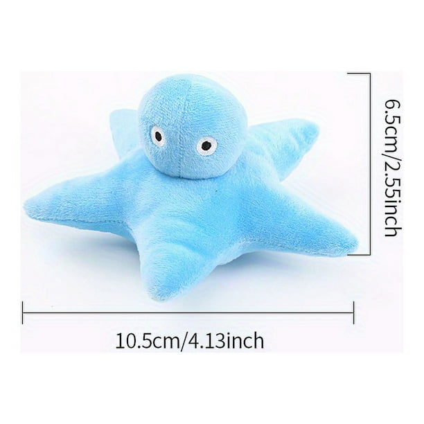 Cat Toys Ocean Series Catnip Plush Toys Durable Cat Chew Molar Toy Cat Interactive Toy Pet Supplies