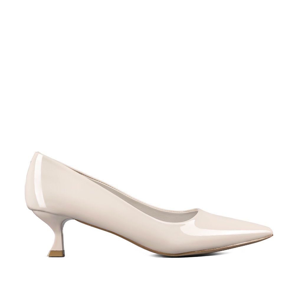 Zapato Taco Mujer Charol Goma Formal Elegante Weide Qiu391