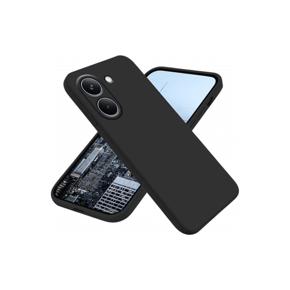 Carcasa Silicona Negra Para Xiaomi Poco X8 Pro 5g