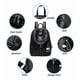 thumbnail image 5 of Mochilca Casual De Mujer Vavichica Mochila Campus Negro Liso, 5 of 8