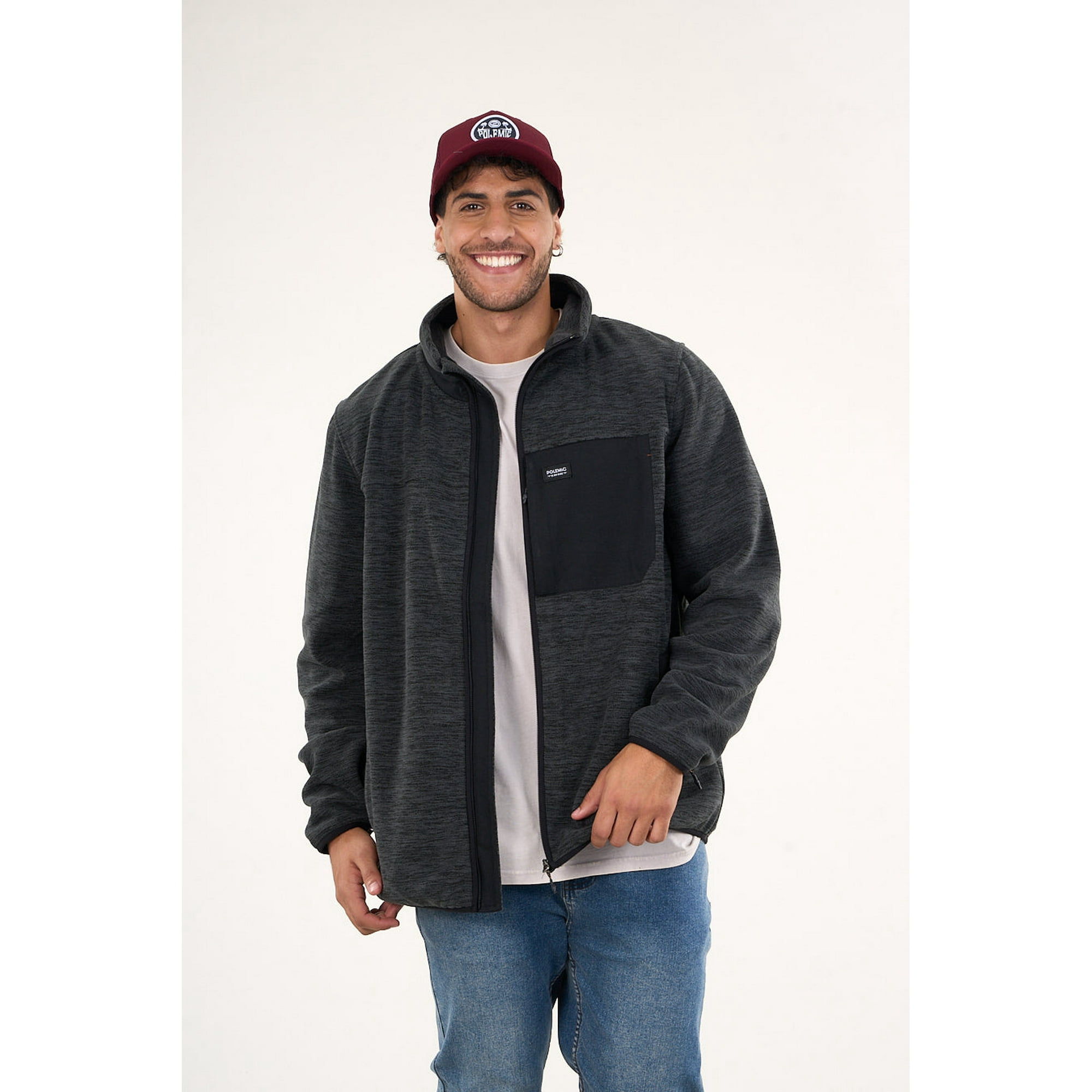 Polemic - Poleron Micropolar Cuello Alto Full Zipper 8705