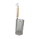 thumbnail image 1 of Colador de malla para cocina, colador de cocina elevado, fácil de almacenar, cesta para freír alimentos, colador de fideos para udon, verduras y bolas, 1 of 5