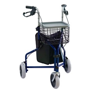 First Care - Andador 3 Ruedas Plegable Canasto Y Mesa