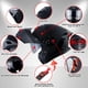thumbnail image 3 of Casco de moto 1Storm LED-X90 modular integral negro mate, 3 of 7