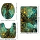 thumbnail image 1 of 1/3pcs Cozy and Durable Magic Tree Shower Curtain Set with 12 Hooks, Non-Slip Bathroom Rug, and Toilet Lid Cover Pad - Perfect for Bathroom Decor, 1 of 5