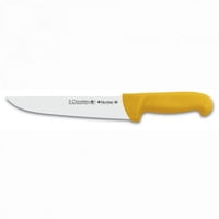 Tres Claveles - Cuchillo Carnicero Amarillo 24 Cm.