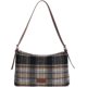 thumbnail image 1 of Bolso bandolera Harris Tweed mujer vintage cuadros hombro otoño invierno cuero bolsa trabajo viaje, 1 of 6