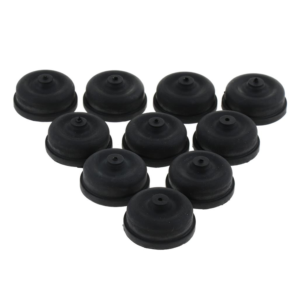 10 Piezas / Set Aquarium Oxygen Bump Partes De Repuesto Diafragma STRIGHT_A