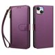thumbnail image 3 of Funda con Billetera para [iPhone 14 Plus] con Bolsillo Zipper y Tarjetero Violeta, 3 of 6