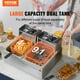 thumbnail image 3 of Freidora comercial VEVOR de doble tanque 3000 W eléctrica 8.6 L, 3 of 3