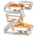 thumbnail image 1 of Bañera de Buffet GarveeHome 8 qt (7,6 L) Pack de 4 en Rosa Dorado, 1 of 7