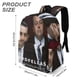 thumbnail image 3 of Los Buenos Muchachos-theme Backpack, Campus style schoolbag Bookbag with Adjustable Shoulder Straps And Large Zip Compartment, Unisex Travel Bags.42x30x15cm, 3 of 6