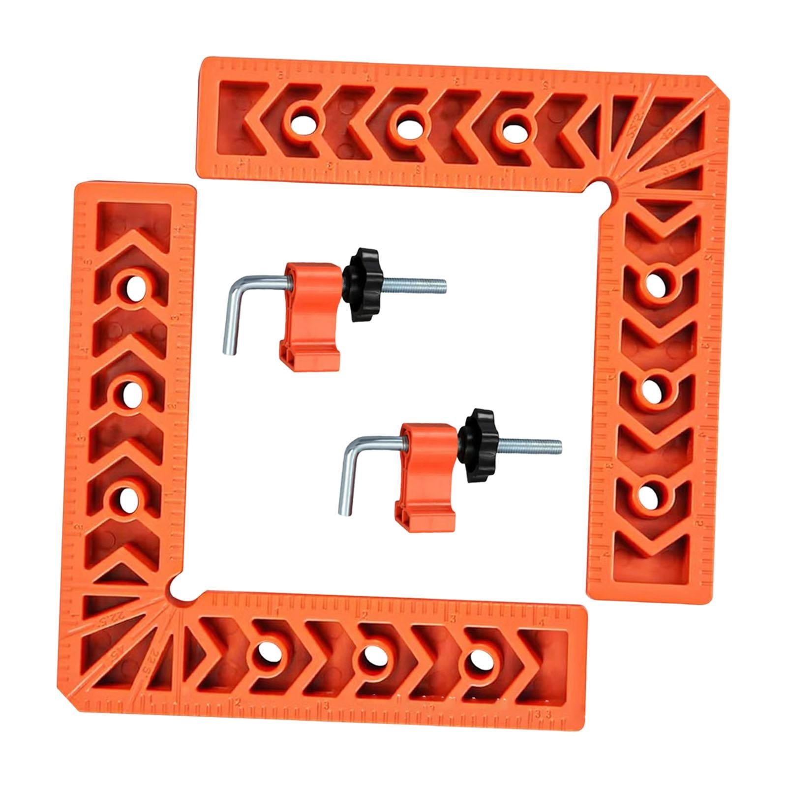 Ioensy - 2 Abrazaderas De Esquina De 90 Grados Para Carpintería, Cuadradas, Para Cajas, Gabinetes Y Marcos De Fotos (l)