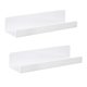 thumbnail image 5 of Estantes De Pared Flotantes De Acrílico De 2 Piezas Estantes De Repisa De Pared Modernos Para Dormitorio Blanco, 5 of 5