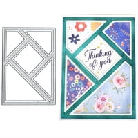 Troqueles De Corte De Metal Beetirryhu Con Marco Triangular Rectangular