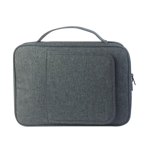 Magideal - Bolsa De Almacenamiento Con Cubierta De Libro Con Cremallera Con Soporte Para Libros, Bolsa De Transporte Universal De Tela Oxford, Para Cuadernos,