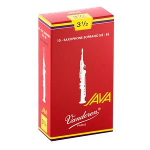Cajas De Cañas Saxo Soprano Java Red Nº2.5 Sr3025R Vandoren