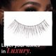 thumbnail image 2 of Pestañas postizas Ardell LashLites Lashes 332 negras, paquete de 3, 2 of 2