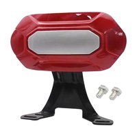 Ioensy - Respaldo De Bicicleta Eléctrica Repuestos Para Bicicleta Eléctrica Fácil De Instalar Rojo