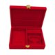 thumbnail image 1 of Vitrina De Joyería De Terciopelo Rojo Multipropósito Para Joyería Tipo 4 De Joyería, 1 of 5
