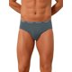 thumbnail image 1 of INSPIRE CHIC Ropa interior triangular para hombre de cintura media, transpirable, suave y cómoda, calzoncillos diarios 28 gris, 1 of 5