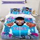 thumbnail image 1 of 3pcs YEET-Inspired Bedding Set - Includes 1 Cover & 2 Pillowcases, Breathable Polyester, Machine Washable - Perfect for All Seasons, Cartoon Theme, Zipper Closure, Digital Print, Allseason Comfort|Pla, 1 of 1