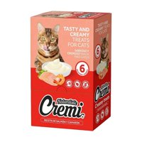 Cajita Naturalistic Cremi Gato Salmón Y Camarón (30 Tubitos)