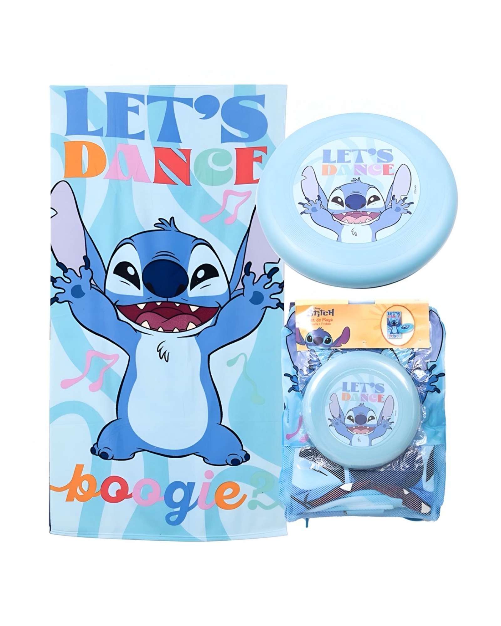 Mashini - Toalla Niño Niña Con Frisbee Y Bolsa Stich