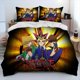 thumbnail image 1 of 3D Yu-Gi-Oh MONSTER CARD Comforter Bedding Set,Duvet Cover Bed Set Quilt Cover Pillowcase,king Queen Size Bedding Set BoysBed Sheets, 1 of 5