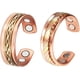 thumbnail image 1 of Anillo de cobre YINOX para hombre y mujer, magnético, de cobre, elegante y sencillo, de 2,6", ajustable, COR-0619R CPR-0208, cobre, 1 of 7
