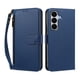 thumbnail image 1 of Funda Tipo Billetera para samsung galaxy A27 5G con Soporte y Bolsillo con Cierre Azul profundo, 1 of 1