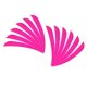 thumbnail image 1 of 12 piezas de tiro con arco caza flecha pluma fletching ala derecha fletches 4 pulgadas rosa rojo, 1 of 5